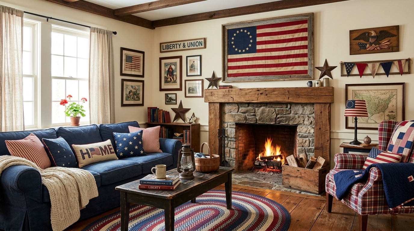 12 Patriotic Americana Decor Ideas for Classic American Style